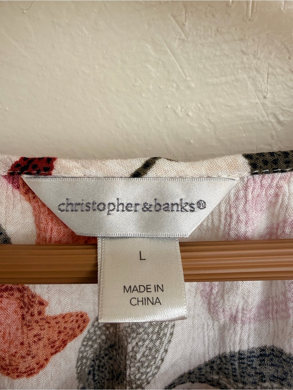 Christopher & Banks Floral Shirt - Picture 2 of 5